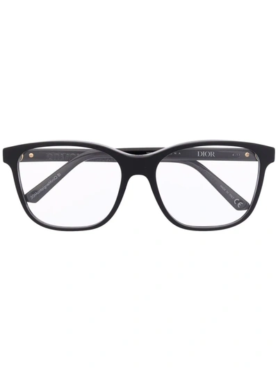 Dior Montagne Square-frame Glasses In Black