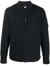 C.P. COMPANY LENS-DETAIL ZIPPED SHIRT JACKET