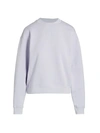 Alexander Wang T Foundation Crewneck Sweatshirt In Xenon Blue