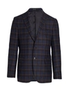 SAKS FIFTH AVENUE MEN'S COLLECTION TWO-BUTTON PLAID SPORTCOAT,400014010276