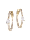 ANITA KO WOMEN'S 18K YELLOW GOLD & DIAMOND HOOP EARRINGS,400014297657