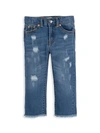 LEVI'S GIRL'S DISTRESSED ANKLE JEANS,400014547075