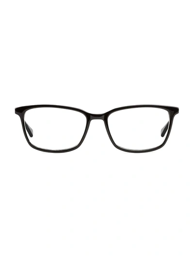 Felix Gray Faraday 53mm Square Blue Light Glasses In Black