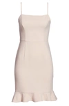 French Connection Whisper Sweetheart Dress In Satin Slipper