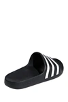 Adidas Originals Adidas Adilette Aqua Slide Sandal In Cblack/ftw