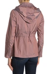 Cole Haan Water Repellent Hooded Parka In Mauve