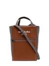 ACNE STUDIOS PAPERY LEATHER-TRIM TOTE BAG