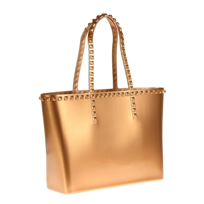 Carmen Sol Seba Mid Tote In Rose Gold