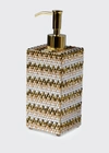 Mike & Ally Biarritz Soap Pump With Swarovski Crystals, Gold