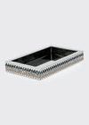 Mike & Ally Biarritz Small Tray With Swarovski Crystals, Silver