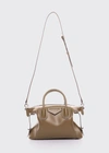 Givenchy Small Antigona Soft Satchel Bag In Calfskin In Dark Khaki