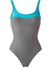 Lygia & Nanny Panelled Swimsuit In Grey