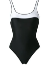 Lygia & Nanny Scoop Neck Swimsuit In Black