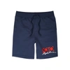 POLO RALPH LAUREN NAVY LOGO-PRINT COTTON-BLEND SHORTS,4072098