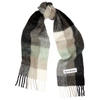 Acne Studios Main Vally Checkered Fringe Scarf In Multicoloured