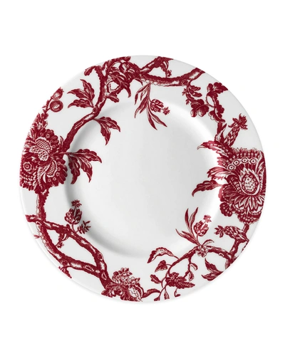 Caskata Arcadia Crimson Rimmed Dinnerware Collection - Table For 4
