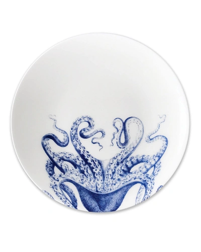 Caskata Blue Lucy Coupe Salad Plates, Set Of 4