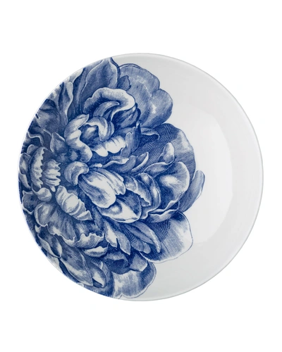 Caskata Peony Blue Gala Wide Serving Bowl