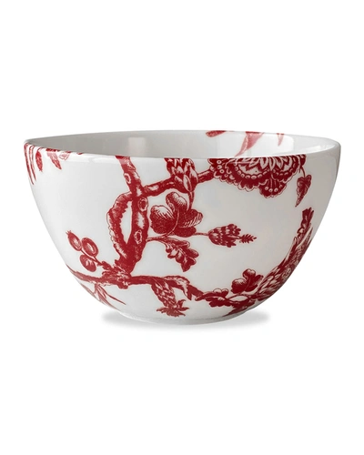 Caskata Arcadia Crimson Tall Cereal Bowl, Set Of 4