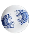 Caskata Blue Lucy Coupe Dinner Plates, Set Of 4
