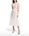 Bronx And Banco Women's Bridal Saba Guipure Lace Midi-dress In White