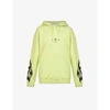 Givenchy Flame Print Hooded Sweatshirt Acid Yellow In Acid Yellow