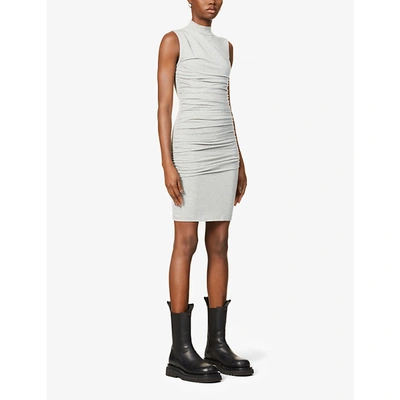 The Line By K Ayme Sleeveless Stretch-jersey Mini Dress In Heather Grey |  ModeSens