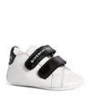 GIVENCHY KIDS LEATHER LOGO STRAP BOOTIES,16535193