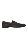 ERMENEGILDO ZEGNA SUEDE ASOLA LOAFERS,17042034