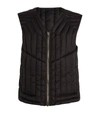 RICK OWENS PADDED CARGO GILET,17042070