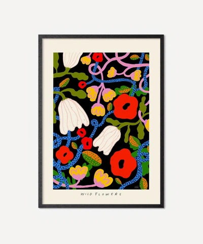 Pstr Studio Unframed Wild Flowers Print In Assorted
