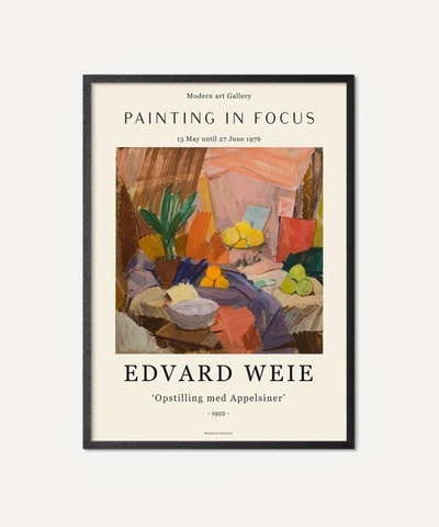 Pstr Studio Unframed Edvard Weie Appelsiner Print In Assorted