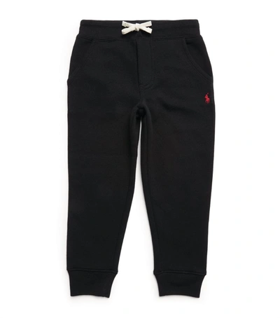 Ralph Lauren Kids' Cotton Logo Sweatpants (5-7 Years) In Black