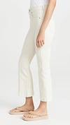 Veronica Beard Jean Carson High Rise Ankle Flare Jeans In Ecru