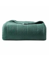 Eddie Bauer Herringbone King Blanket Bedding In Evergreen