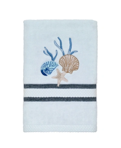 Avanti Blue Lagoon Hand Towel Bedding In Steel