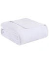 Tommy Bahama Ultra Soft Plush Solid Twin Blanket Bedding In White