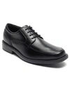 Rockport Berenger Mens Leather Lace Up Oxfords In Black