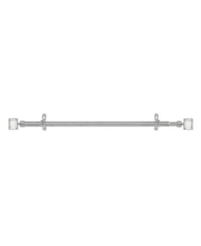 Achim Royale Decorative Rod & Finial Donna, 66"-120" In Electro Plated