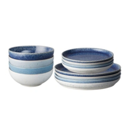 Denby Studio Blue 12-pc Dinnerware Set, Service For 4