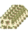C & F HOME HOLLY PLACEMAT, SET OF 6