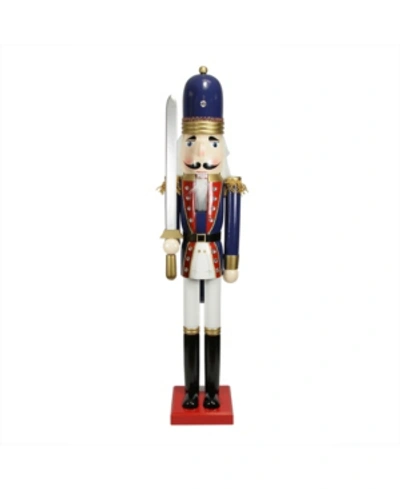 Northlight Christmas Nutcracker Soldier With Sword In Blue