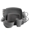 GIBSON ELITE SOHO LOUNGE 16-PC. DINNERWARE SET, SERVICE FOR 4