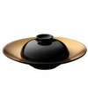 Berghoff Gem Deep Presentation 2 Piece Plate And Bowl Set In Black