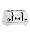 HADEN HERITAGE 4-SLICE, WIDE SLOT TOASTER WITH REMOVABLE CRUMB TRAY, BROWNING CONTROL, CANCEL, BAGEL AND D