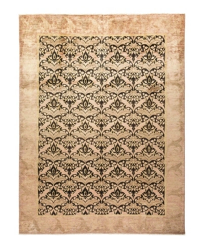 Adorn Hand Woven Rugs Arts And Crafts M1695 9' X 11'10" Area Rug In Black