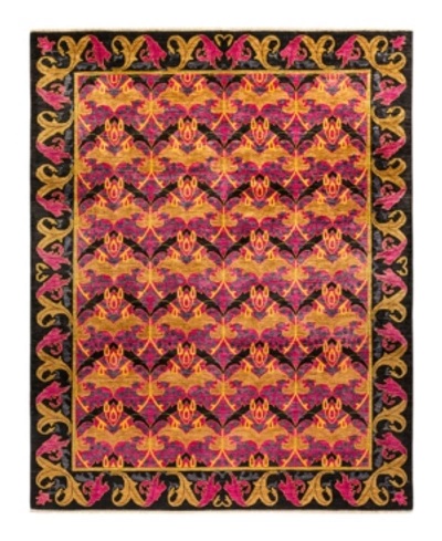 Adorn Hand Woven Rugs Arts And Crafts M1625 8' X 9'10" Area Rug In Raspberry