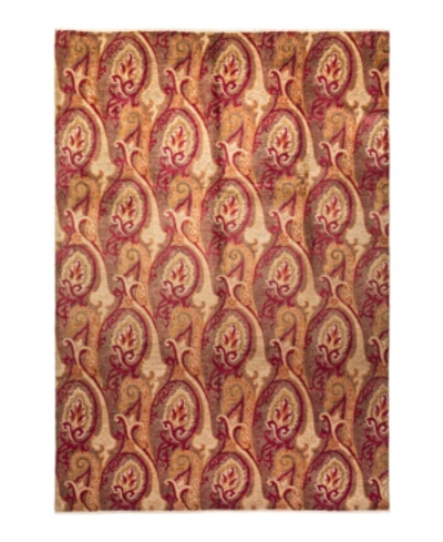 Adorn Hand Woven Rugs Suzani M1695 10'1" X 14'2" Area Rug In Fawn
