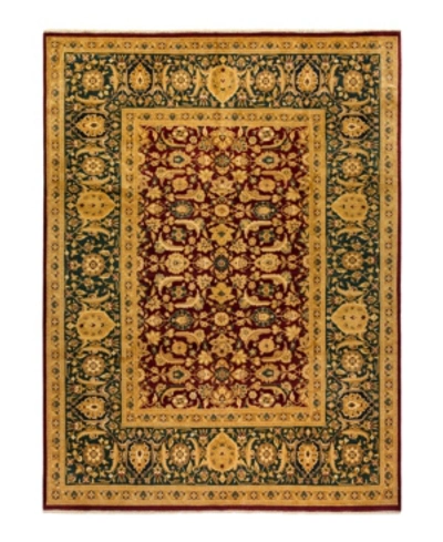 Adorn Hand Woven Rugs Mogul M1399 9'3" X 12'2" Rectangle Area Rug In Burgundy