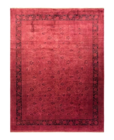 Adorn Hand Woven Rugs Transitional M1647 9'3" X 11'10" Area Rug In Red
